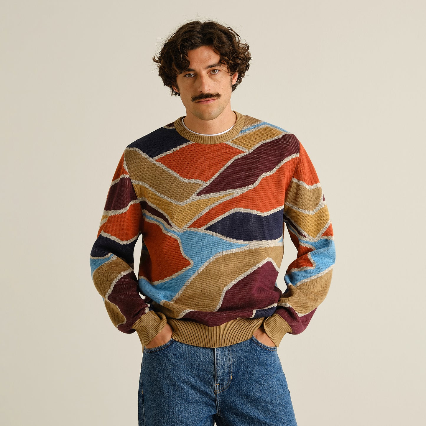Sweater Mora- Patch valley multi color