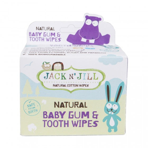 Jack N' Jill - Natural Cotton Gum & Tooth Wipes