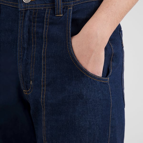 Workwear Pants Vara Denim Dark Blue GOTS