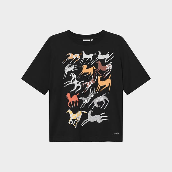 T-shirt Vadstena - Mustang - Party Black