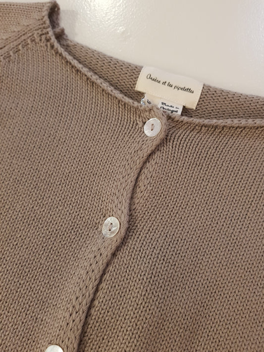 OUTLET - Cardigan - E19FK02B - Ficelle