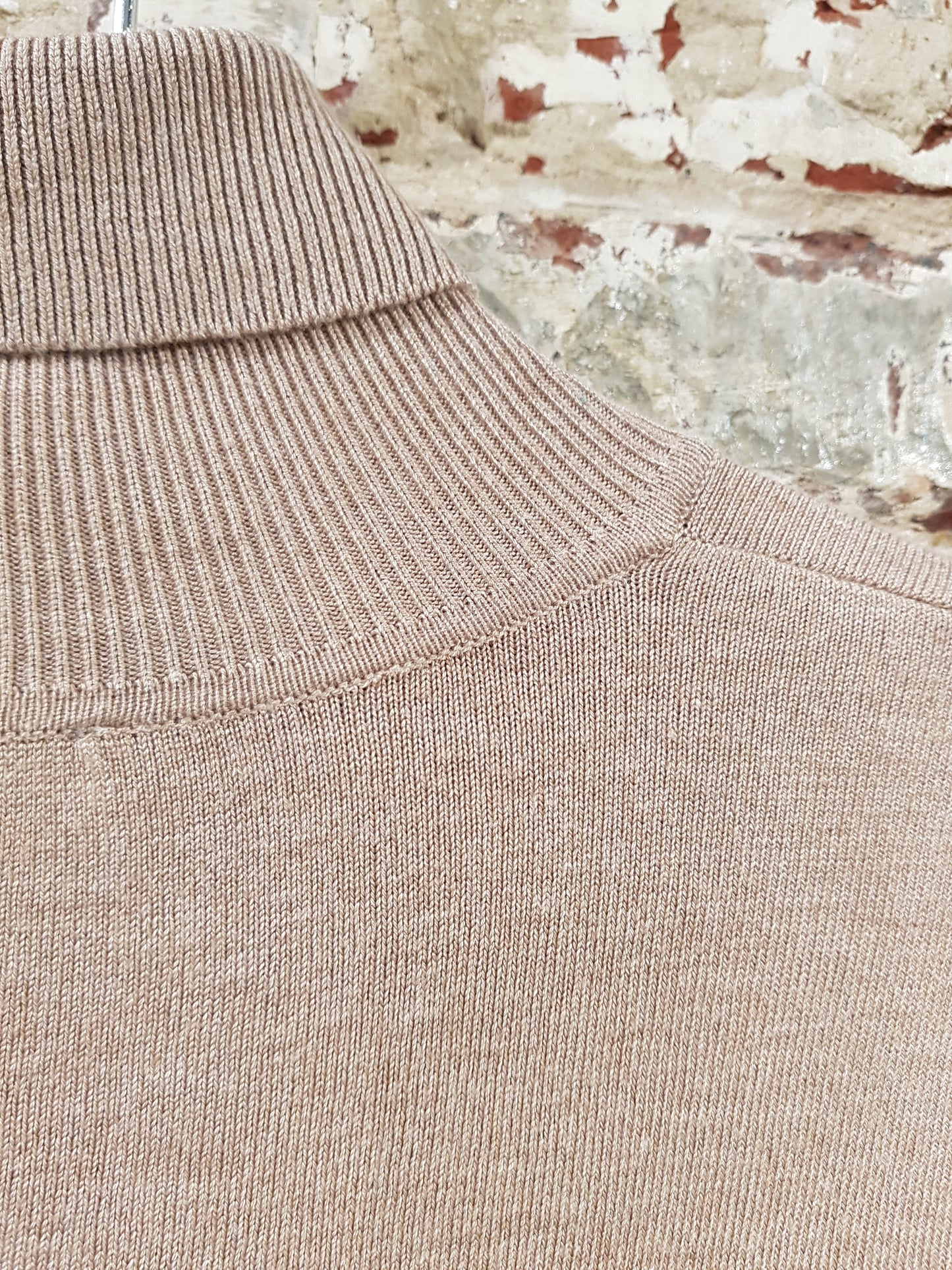 Bymmpimba1 Rollneck Knit - Tannin Melange