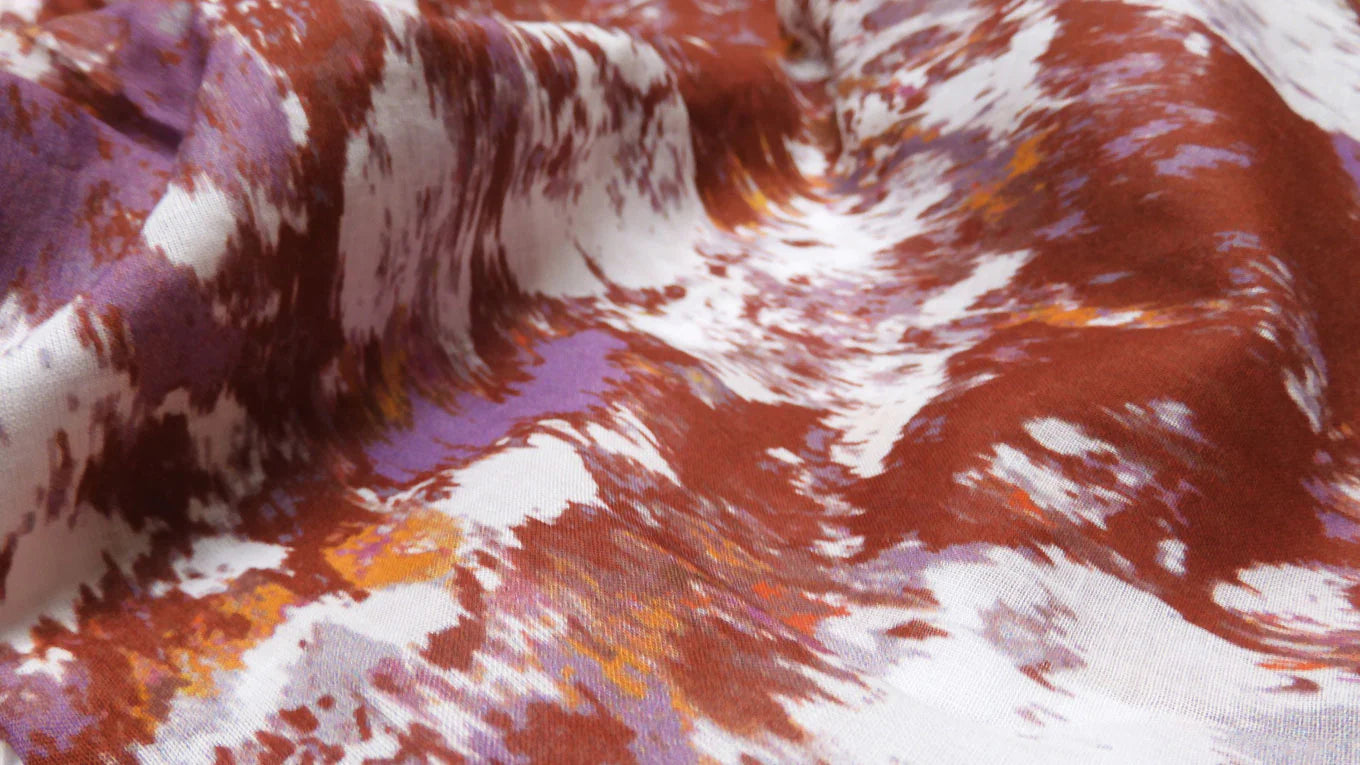 Nari Cotton Palazzo Trouser - Poppy Red