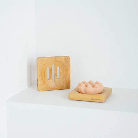 Bamboe Shampoo Bar Houder Vierkant