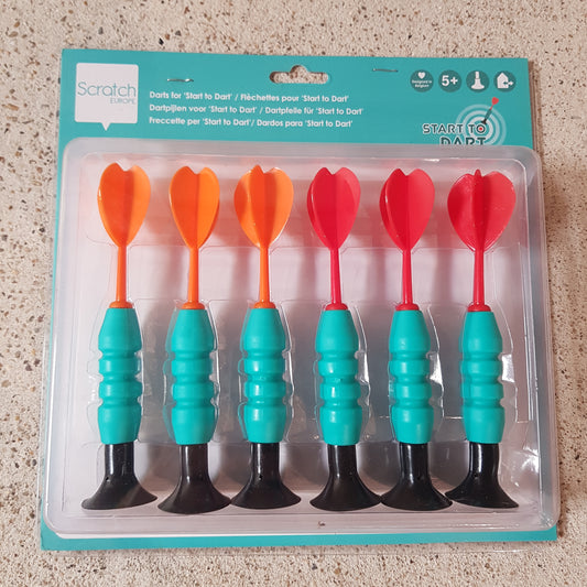 Start to dart - extra darts oranje en rood - 6182105