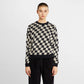 Sweater - Arendal Pepita Cats Oat White