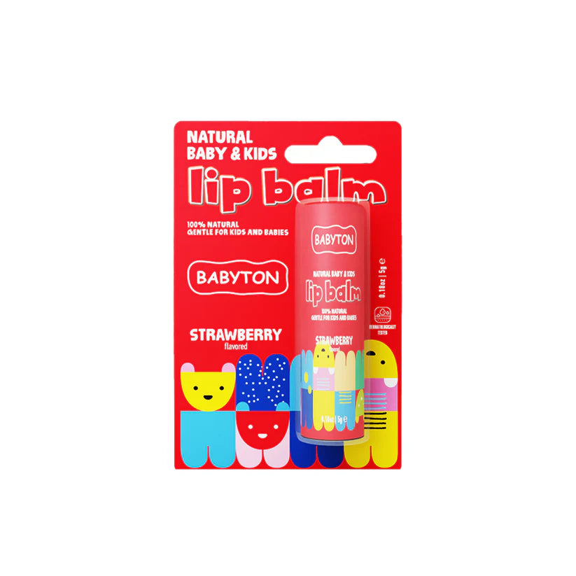 Natuurlijke Lippenbalsem - Aardbei Smaak - 5gr