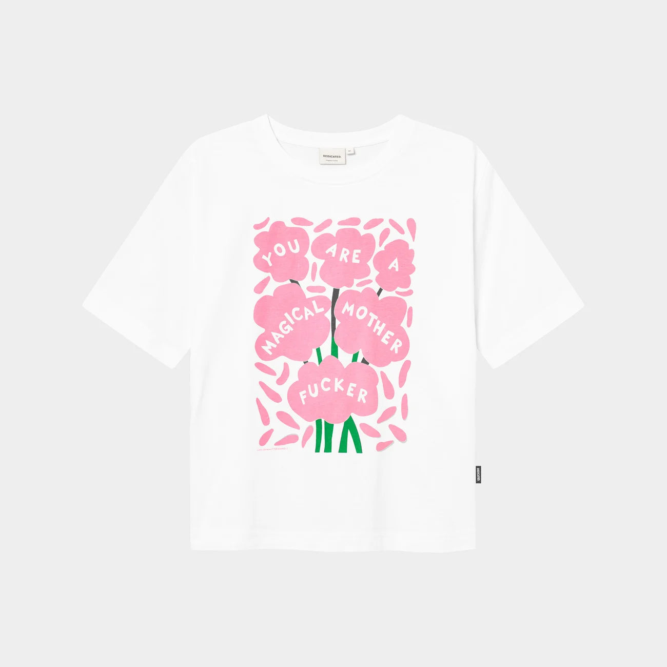 T-Shirt - Vadstena - Magical Flowers White