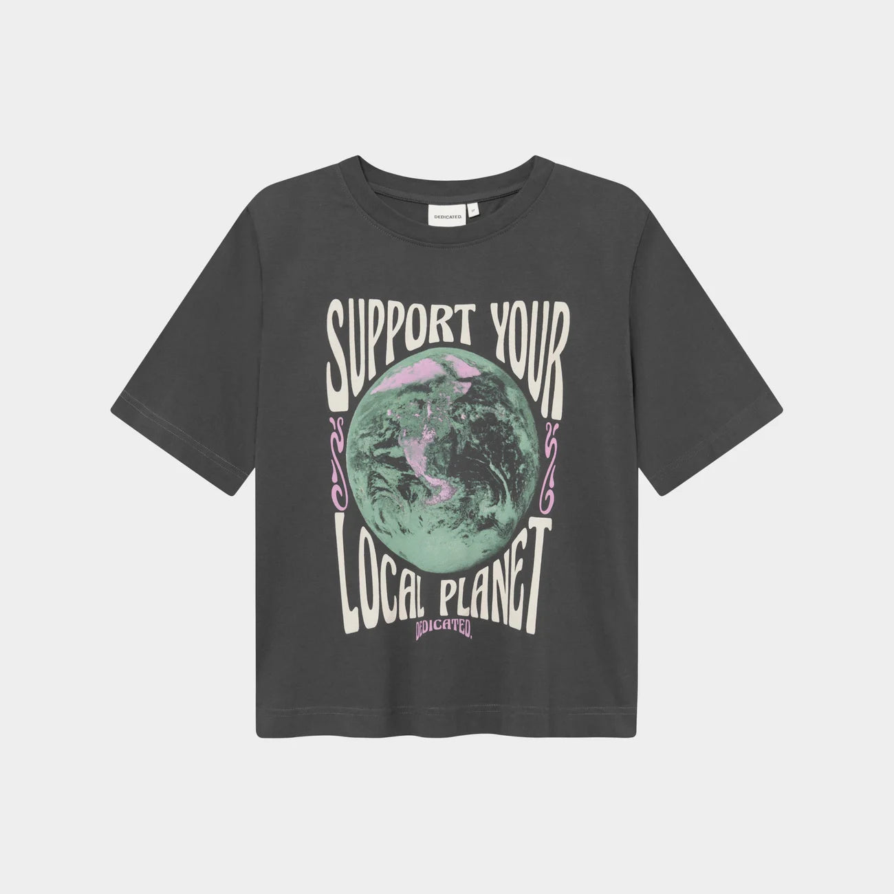 T-Shirt - Vadstena - Your Planet Charcoal
