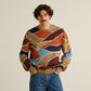 Sweater Mora- Patch valley multi color