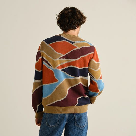 Sweater Mora- Patch valley multi color