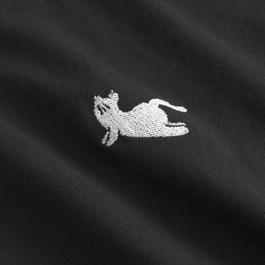 T-Shirt - Vadstena - Cat Cobra pose Black