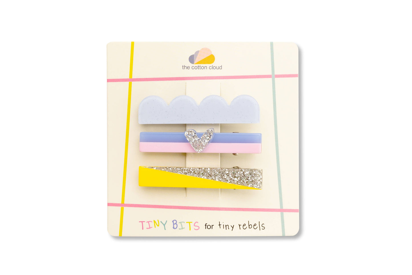 Hair Pins 3-Set Glitter