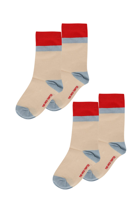 Socks Vesper two-pack Honey peach