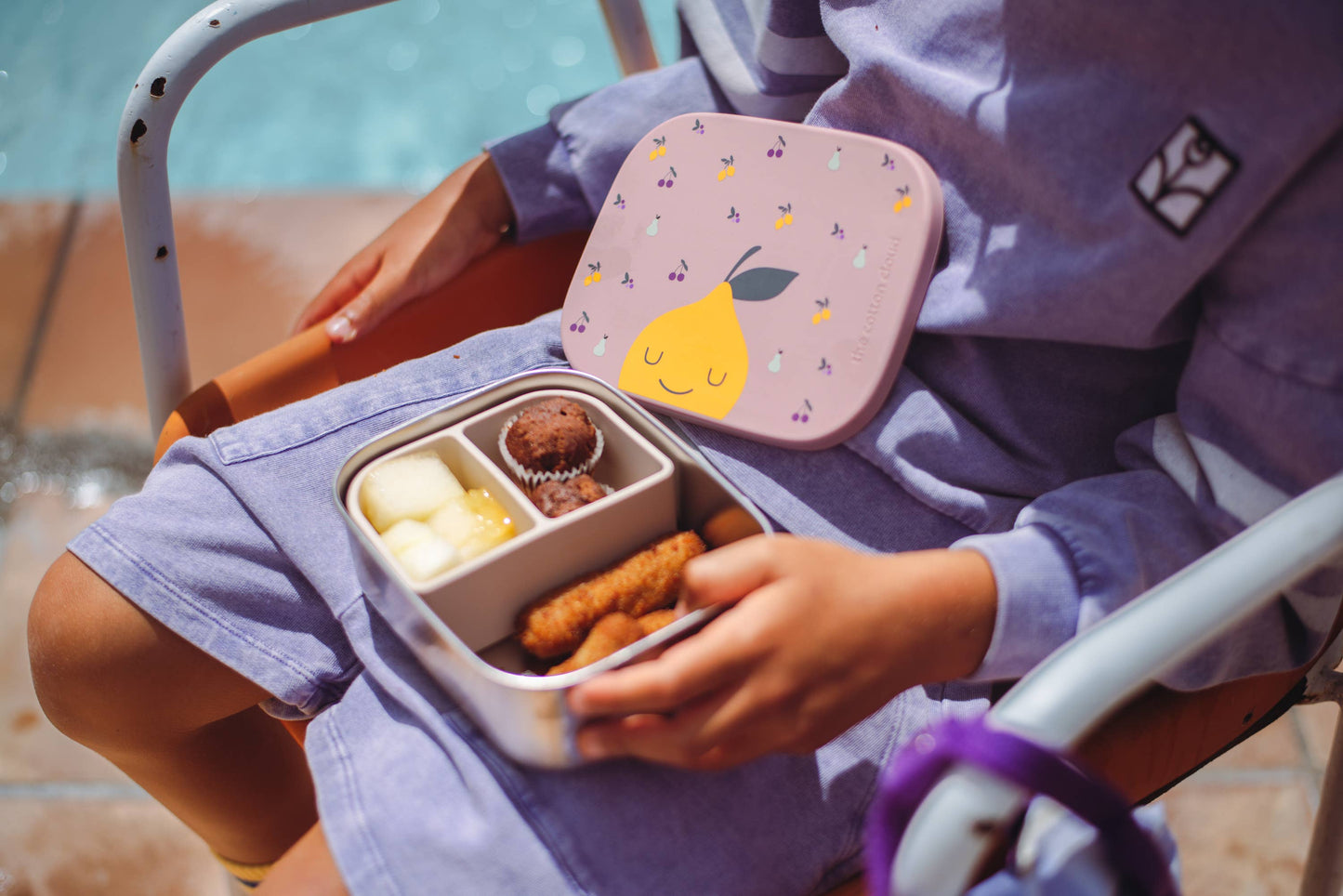 STAINLESS STEEL LUNCHBOX with compartments Funky Dogs