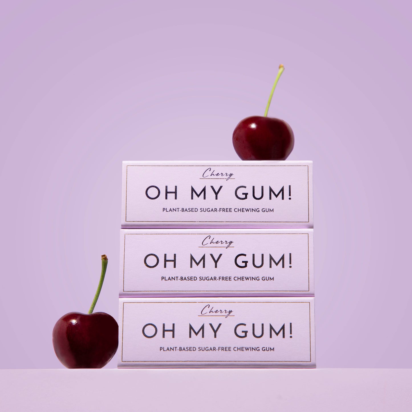 OH MY GUM! - CHERRY CHEWING GUM