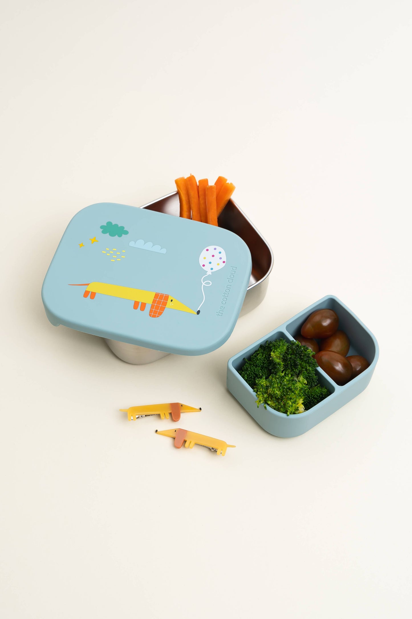 STAINLESS STEEL LUNCHBOX with compartments Meowtiful Cats