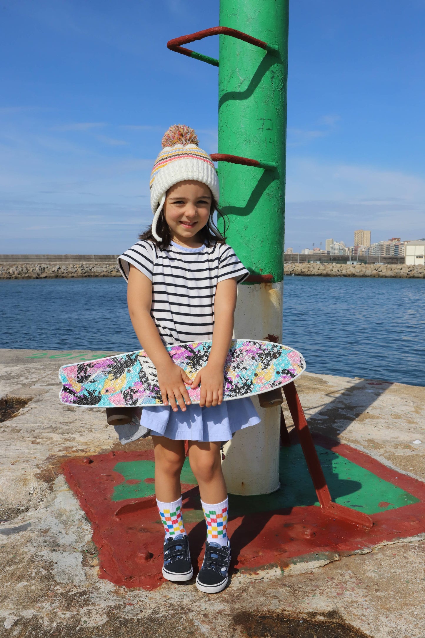 SOCKS Color Plaid Kids: 23/28