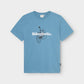 T-shirt Stockholm Bikeoholic Niagara Blue GOTS
