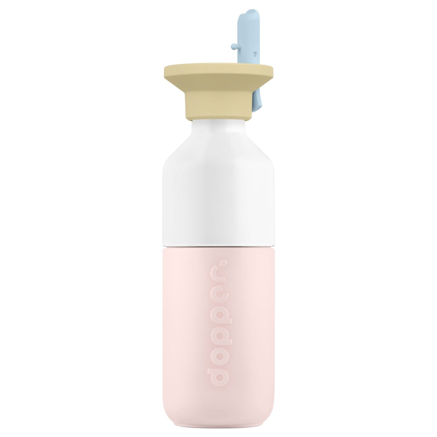 Dopper Steel (350 ml) - Soft Pink en Flip straw Sunny Sorbet