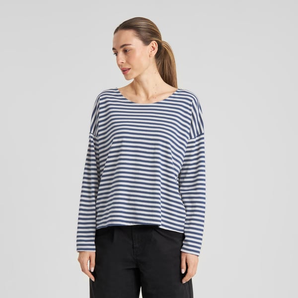 Top Humledal - Stripes Insignia Blue Gots
