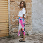 Skirt Viken Abstract Block Multi Color