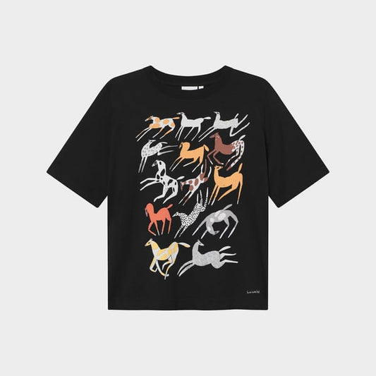 T-shirt Vadstena - Mustang - Party Black