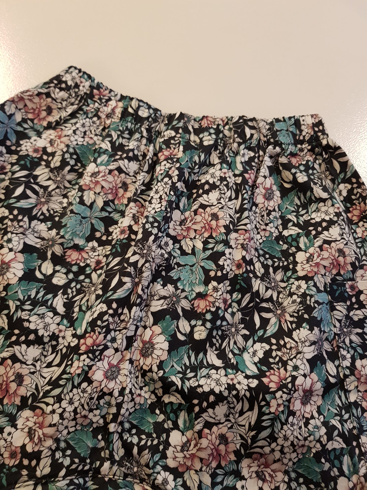 OUTLET - Play Pants - Green Flowers