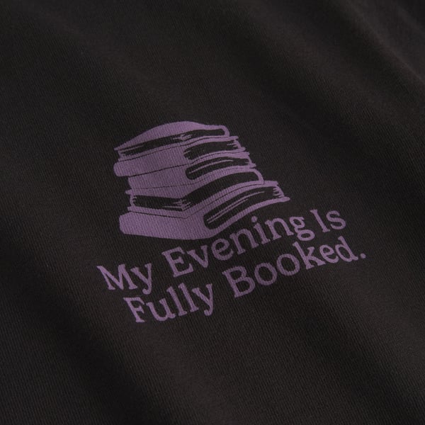 T-shirt Vadstena Book Club Black GOTS