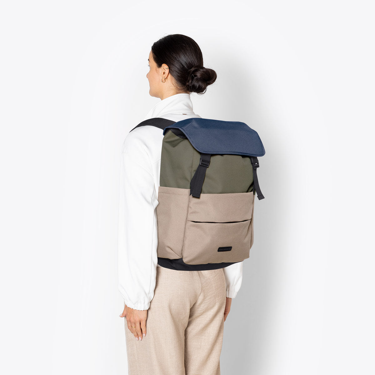 Stellan medium bag - Original - Dark navy Dark sand