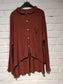 OUTLET - Camisa Ancha Teja - Maroon Blouse