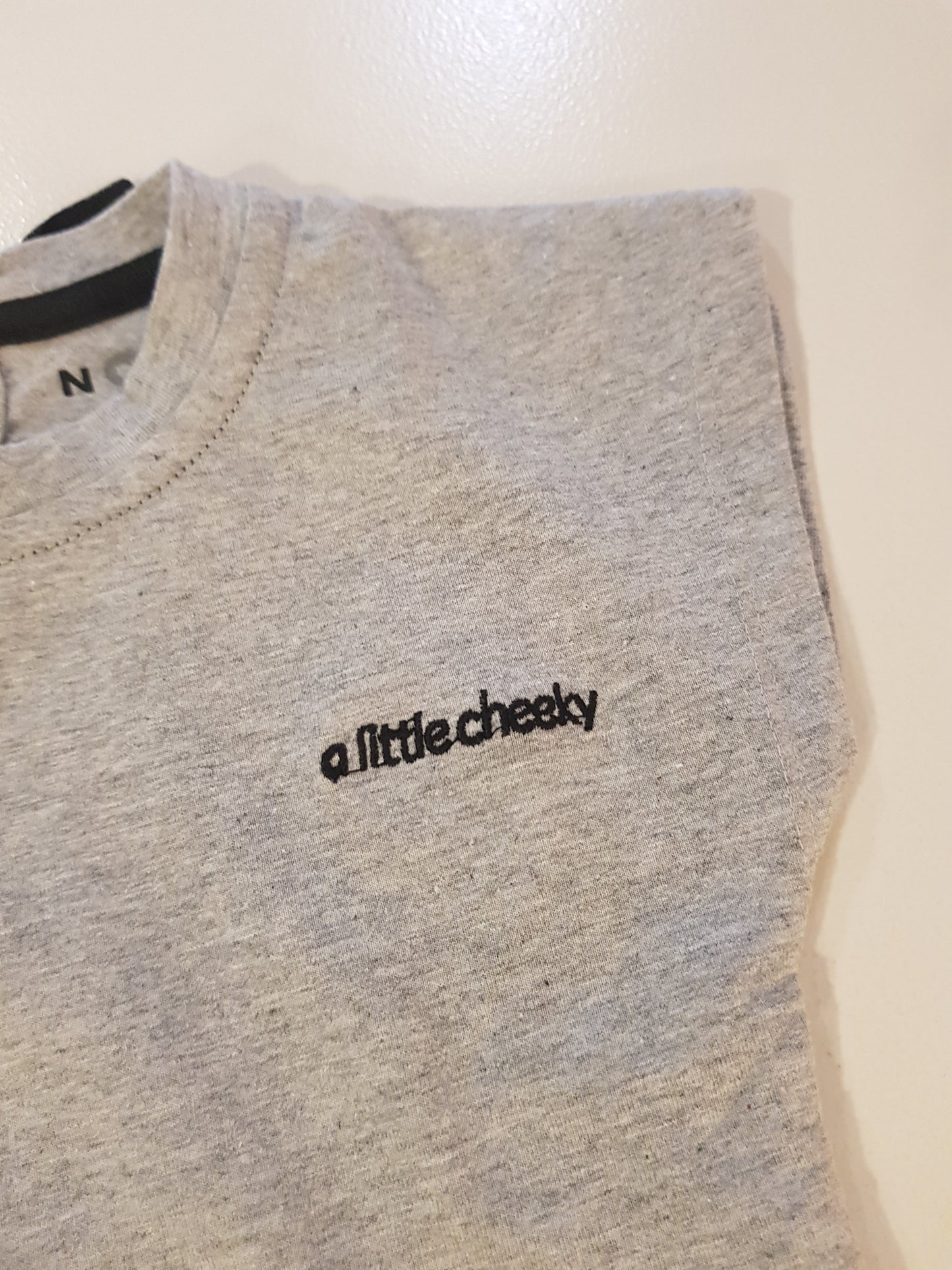 OUTLET - Manou Top Bow - Shadow Grey