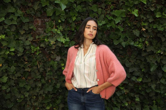 Cardigan Kina - Powder