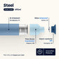 Dopper Steel (490 ml) - Coastal Blue