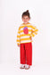 Mattie longsleeve golden glow stripes
