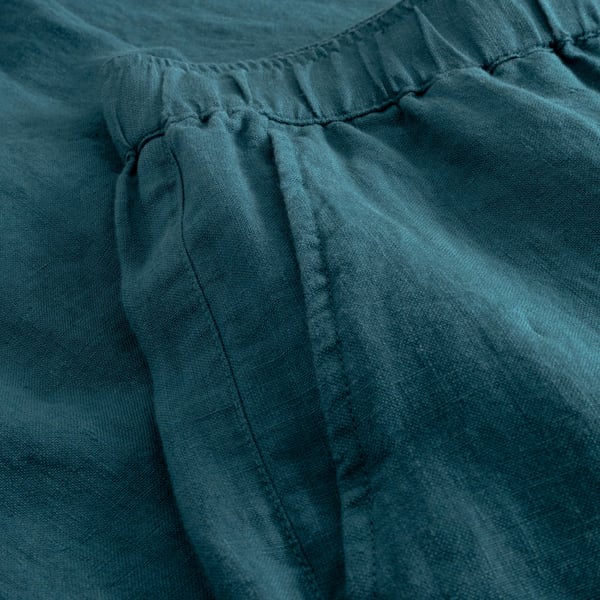 Pants Borrby Linen Mediterranea Green