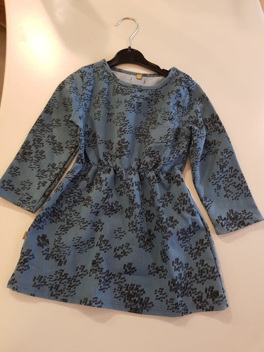 OUTLET - Denim Dress - Rainprint Denim