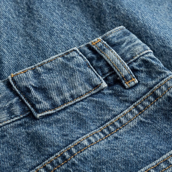 Denim Pants  Berlin Flare Mid Blue