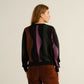Sweater Arendal - Wavy stripe multi color