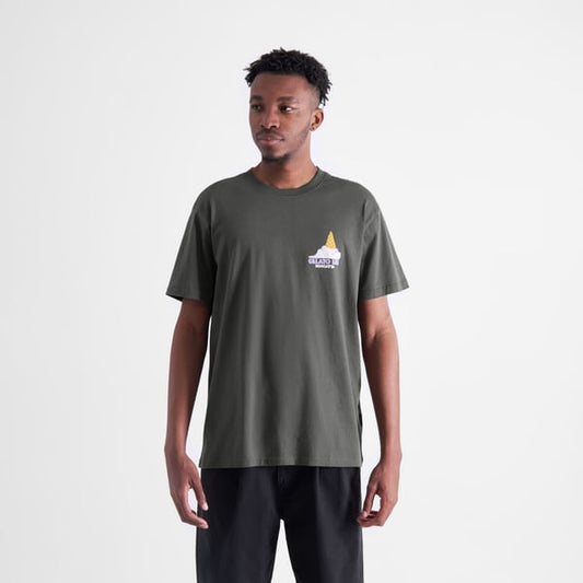 T-Shirt Stockholm Gelato Life Charcoal GOTS