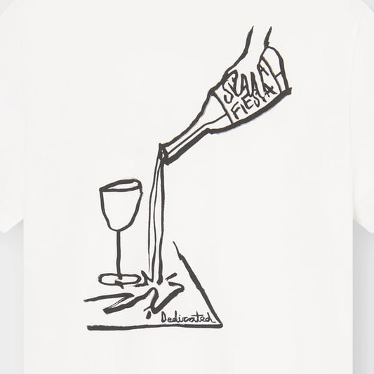 T-shirt Stockholm Pour Some White GOTS