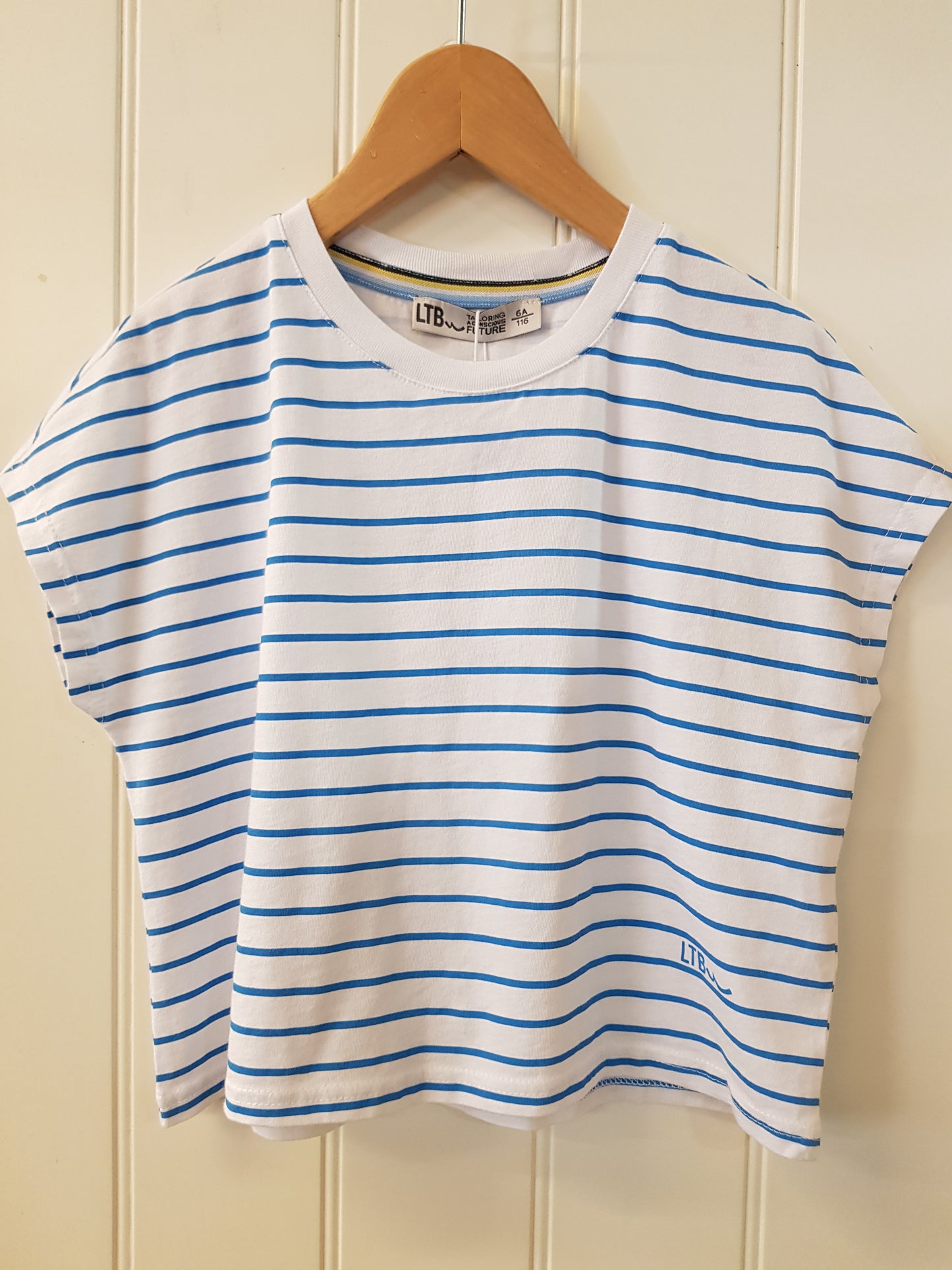 OUTLET - T-Shirt - Streep Blauw