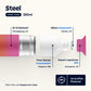 Dopper Steel (350 ml) - Sunset Pink