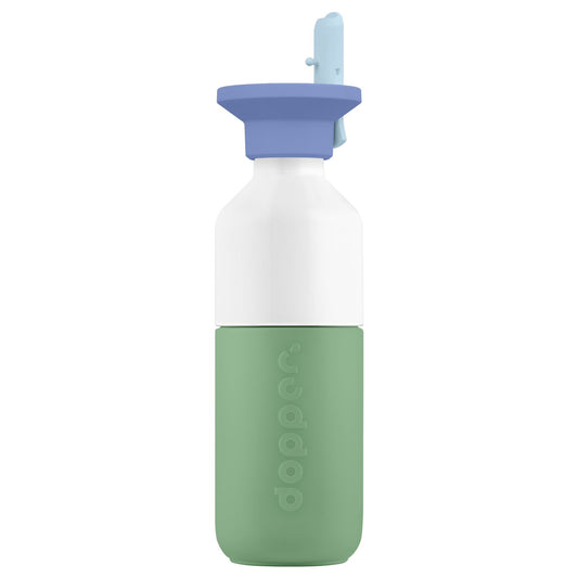 Dopper Steel (350 ml) - Fresh Green en Flip straw Seafoam Sorbet