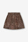 Rosie denim leopard skirt