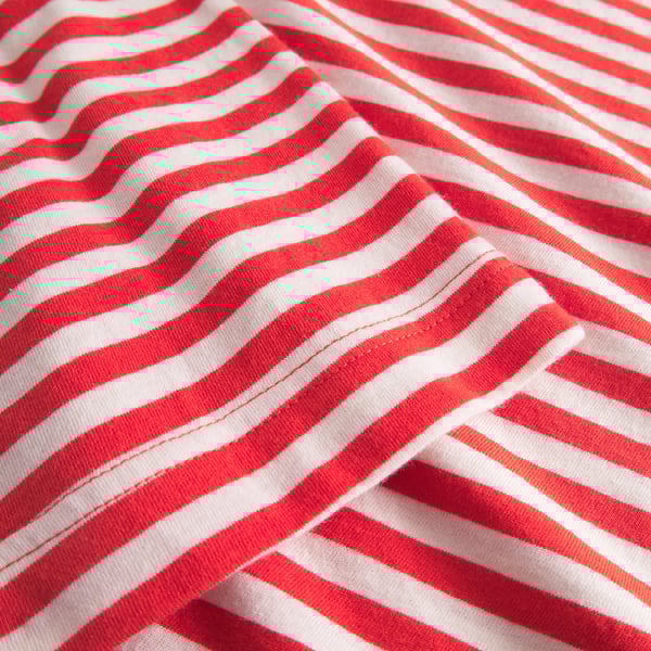 T-shirt Vadstena  - Stripes Grenadine Red Gots
