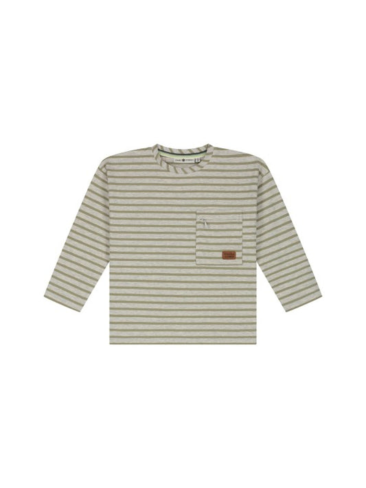 Longsleeve striped army