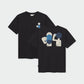 T-shirt Stockholm Smile Cup Black GOTS