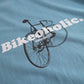 T-shirt Stockholm Bikeoholic Niagara Blue GOTS