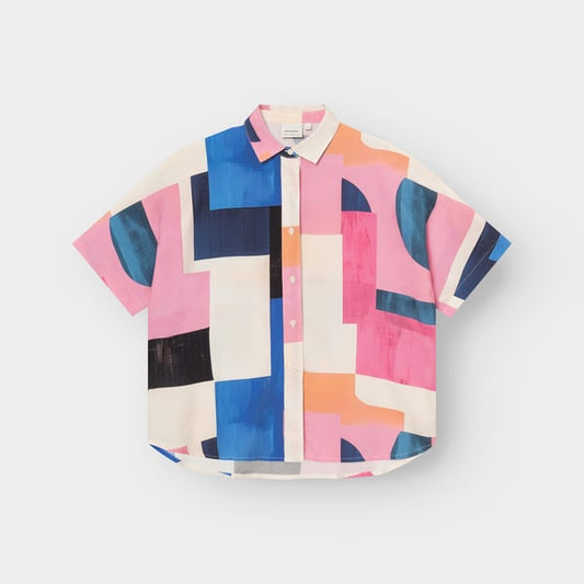 Shirt Alsvik Abstract Block Multi Color
